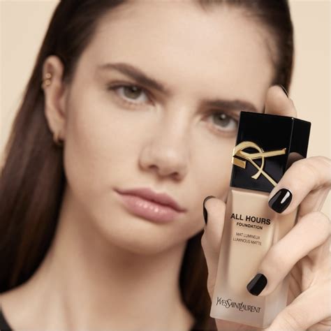 yves saint laurent foundation swatches|ysl all hours foundation sample.